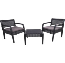 Set mobilier de grădină cu două scaune și o masă