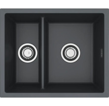 Chiuvetă bucătărie granital cu o cuvă ALVEUS Omni 50, 45x55 cm, negru mat