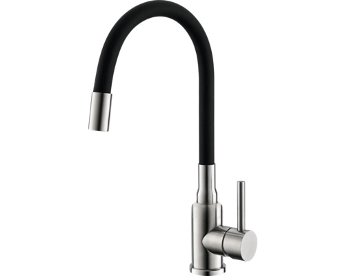 Baterie de bucătărie cu braț flexibil