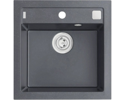 Chiuvetă de bucătărie individuală din material compozit