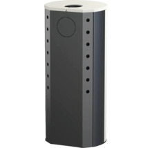 Coș de gunoi metalic cu deschidere în partea de sus