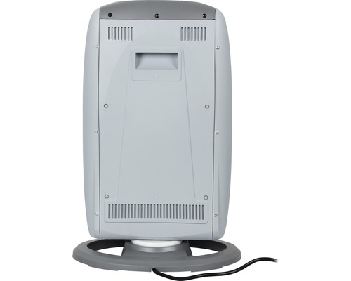 Spatele unui aeroterm rotativ cu fante de ventilație