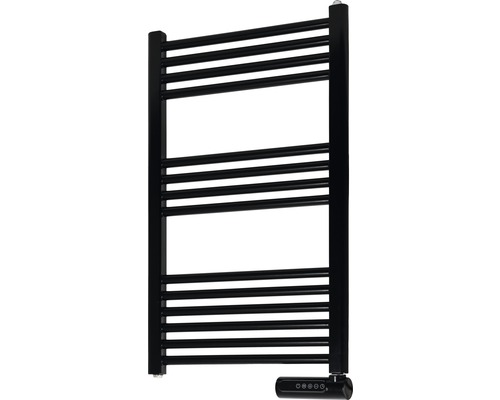Radiator / Calorifer portprosop EUROM Sani-Towel, 850x500 mm, 500 W, negru Radiator electric negru pentru prosoape, cu bare de încălzire orizontale pentru încălzirea băii.