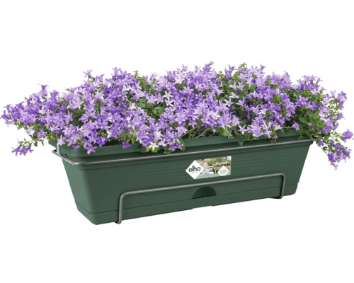 Jardinieră cu suport Elho Green Basics plastic 50x26x16,5 cm verde