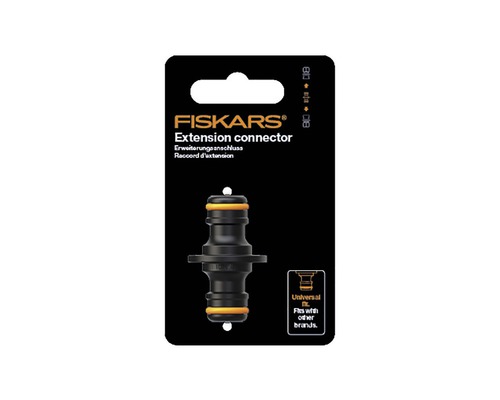 Conector de extensie Fiskars pentru furtunuri de grădină