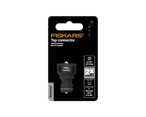 Conector robinet Fiskars din FiberComp, 21 mm, pentru potrivire universală