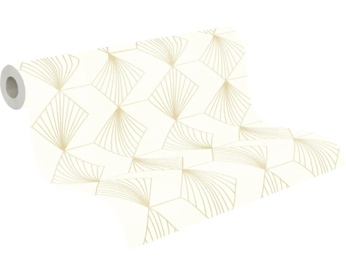 Rola de tapet cu model geometric de evantai