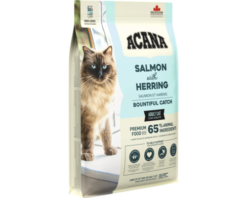 Acana Somon și Hering hrană pentru pisici adulte, 4,5 kilograme
