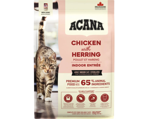 Hrană uscată pentru pisici ACANA Indoor Cat cu pui și curcan fără gluten 1,8 kg