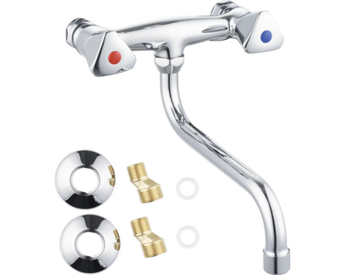 Baterie de perete cu racorduri în S și rozete