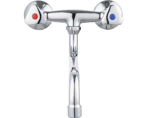 Baterie de perete cu mânere separate pentru apă rece și caldă