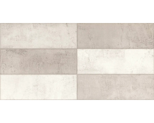 Faianță decorativă Visine Brick gri 30x60 cm Faianță dreptunghiulară cu aspect de beton