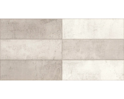 Șase plăci ceramice cu aspect de beton