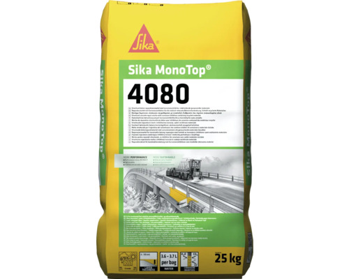 Mortar pentru reparații structurale Sika Monotop 4080 25 kg cu fibre