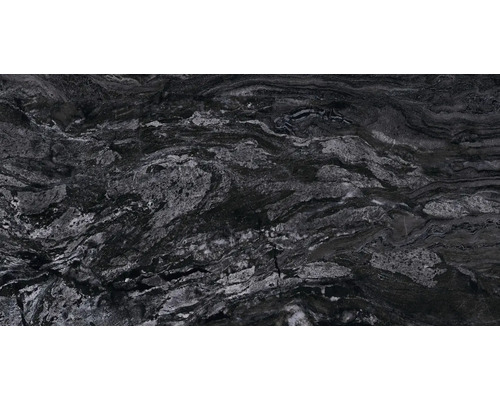 Placă de piatră neagră texturată