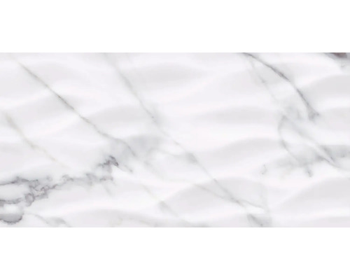 Placă de marmură albă cu vinișoare gri