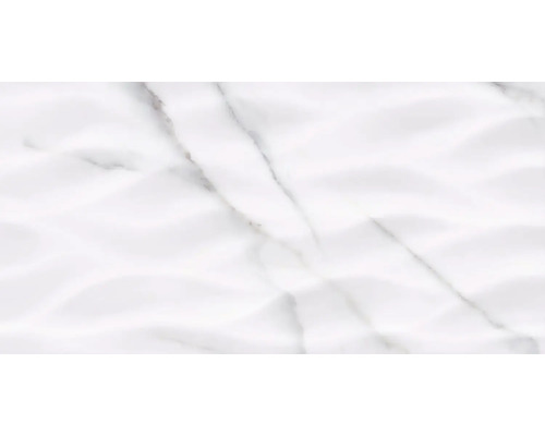 Faianță albă cu aspect de marmură