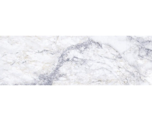 Faianță baie / bucătărie rectificată Gioia alb 24,4x74,4 cm Structură de marmură pentru design de suprafață