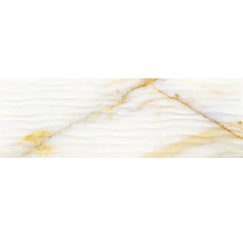 Placă decorativă cu structură ondulată și aspect marmorat