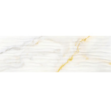 Placă ceramică cu model ondulat și aspect de marmură