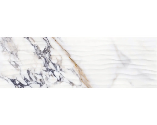 Placă ceramică cu model de marmură și valuri