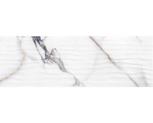 Faianță decorativă albă cu aspect de marmură