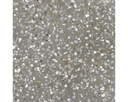 Prim-plan cu o placă de podea cu model de terrazzo