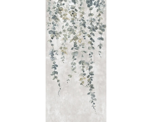 Imagine de perete cu motiv acuarelă de frunze atârnate