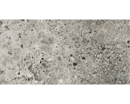 Prim-plan cu o țiglă cu model de terrazzo