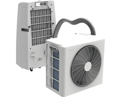 Aparat de aer condiționat mobil cu unitate exterioară și afișaj