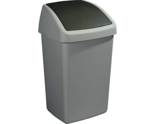 Coș de gunoi din plastic cu capac oscilant