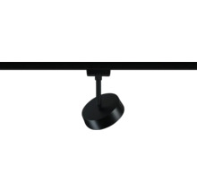 Spot LED negru pe șină