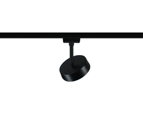 Spot LED negru pe șină