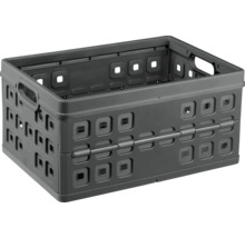 Cutie de transport pliabilă gri din plastic