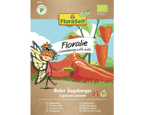 Semințe de ardei cu vârf FloraSelf Floralie Roter Augsburger