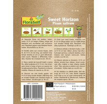 Pachet de semințe de mazăre Sweet Horizon Pisum sativum cu informații despre produs de la FloraSelf