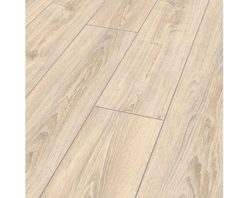 Pardoseală laminată deschisă la culoare cu aspect de lemn