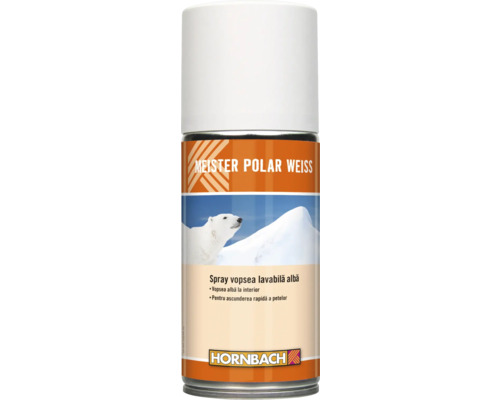 Spray lavabil alb Meister Polar Weiss pentru interior