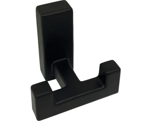 Cârlig de perete negru din metal