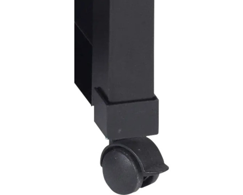 Roată pe o piesă de mobilier