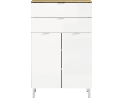 Dulap baie midi pe sol 60x97 cm PAL stejar Mauresa | HORNBACH