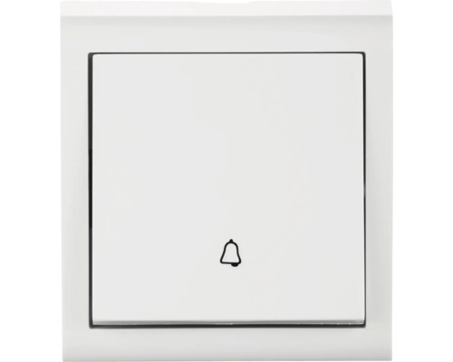 Buton sonerie alb pentru interior