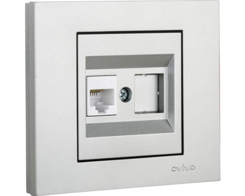 Priza de rețea Ovivo cu conexiune CAT 6