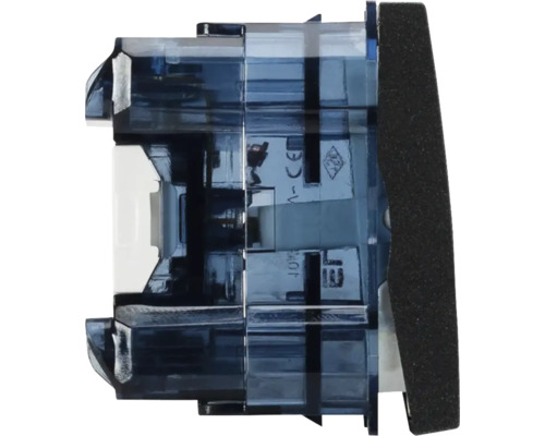 Vedere laterală a unui comutator pentru instalații electrice