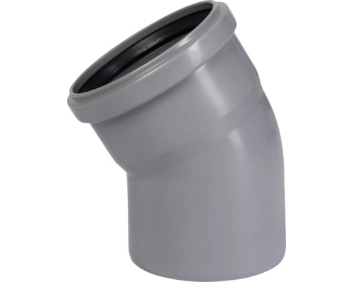 Cot de țeavă din plastic gri