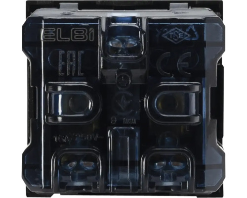 Partea din spate a unui comutator cu marcajul EAC: indică faptul că produsele respectă reglementările tehnice ale Uniunii Economice Eurasiatice.