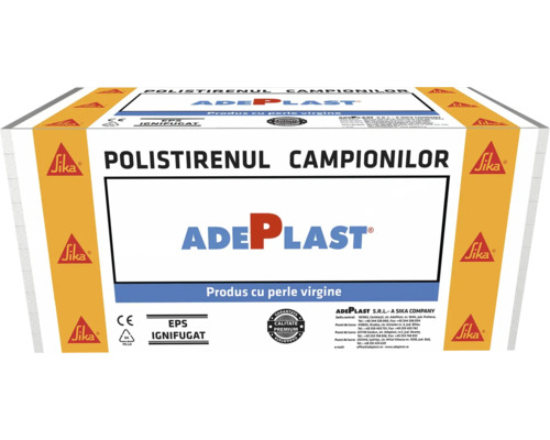 Polistiren expandat ADEPLAST 1000x500x100 mm EPS 100 Ambalaj plăci termoizolante polistiren Adeplast