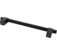 Mâner IFL distanță între perforații 128mm, metalic, finisaj negru mat, M4 x 128 mm