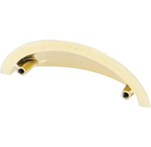 Mâner IFL distanță între perforații 64mm, finisaj auriu antic, model scoica, M4 x 64 mm