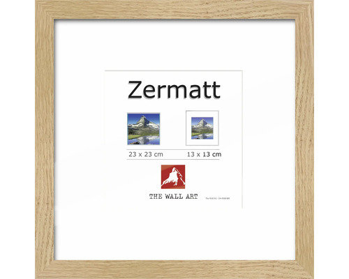 Ramă foto lemn Zermatt stejar 23x23 cm